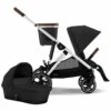 Cybex Gazelle S 2 Stroller + Cot Bundle - Silver Frame / Moon Black 1 Cybex Gazelle S 2 Stroller + Cot Bundle - Silver Frame / Moon Black -Stroller Promotion Store cybex gazelle s 2 stroller cot bundle silver frame moon black 56