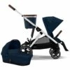 Cybex Gazelle S 2 Stroller + Cot Bundle - Silver Frame / Ocean Blue 2 Cybex Gazelle S 2 Stroller + Cot Bundle - Silver Frame / Ocean Blue -Stroller Promotion Store cybex gazelle s 2 stroller cot bundle silver frame ocean blue 50