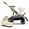 Cybex Gazelle S 2 Stroller + Cot Bundle - Taupe Frame / Seashell Beige