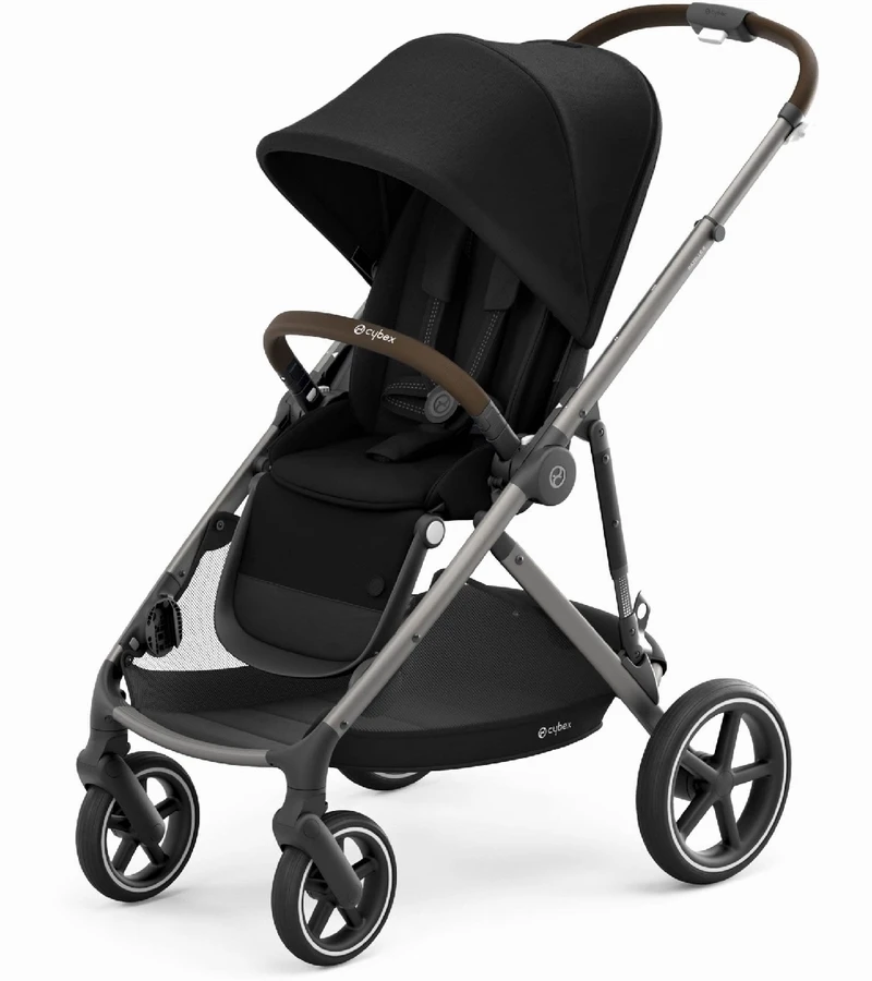Cybex Gazelle S Double Stroller Bundle - Navy Blue / Moon Black (Taupe Frame) 6 Cybex Gazelle S Double Stroller Bundle - Navy Blue / Moon Black (Taupe Frame) - Image 4