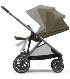 Cybex Gazelle S Double Stroller - Classic Beige (Taupe Frame) -Stroller Promotion Store cybex gazelle s double stroller classic beige taupe frame 95