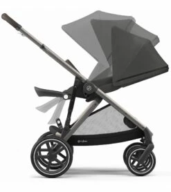 Cybex Gazelle S Double Stroller - Soho Grey (Taupe Frame) -Stroller Promotion Store cybex gazelle s double stroller soho grey taupe frame 97