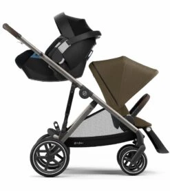Cybex Gazelle S Stroller & Cot - Classic Beige (Taupe Frame) -Stroller Promotion Store cybex gazelle s stroller cot classic beige taupe frame 39