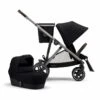 Cybex Gazelle S Stroller & Cot - Deep Black (Taupe Frame) 1 Cybex Gazelle S Stroller & Cot - Deep Black (Taupe Frame) -Stroller Promotion Store cybex gazelle s stroller cot deep black taupe frame 35