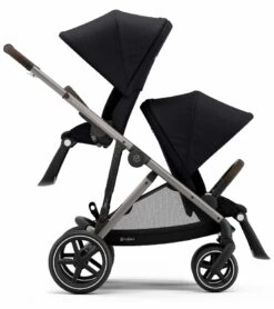 Cybex Gazelle S Stroller & Cot - Deep Black (Taupe Frame) -Stroller Promotion Store cybex gazelle s stroller cot deep black taupe frame 40