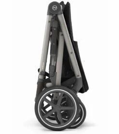 Cybex Gazelle S Stroller & Cot - Deep Black (Taupe Frame) -Stroller Promotion Store cybex gazelle s stroller cot deep black taupe frame 41