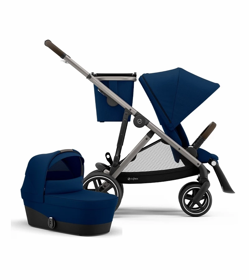 Cybex Gazelle S Stroller & Cot - Navy Blue (Taupe Frame) 3 Cybex Gazelle S Stroller & Cot - Navy Blue (Taupe Frame)