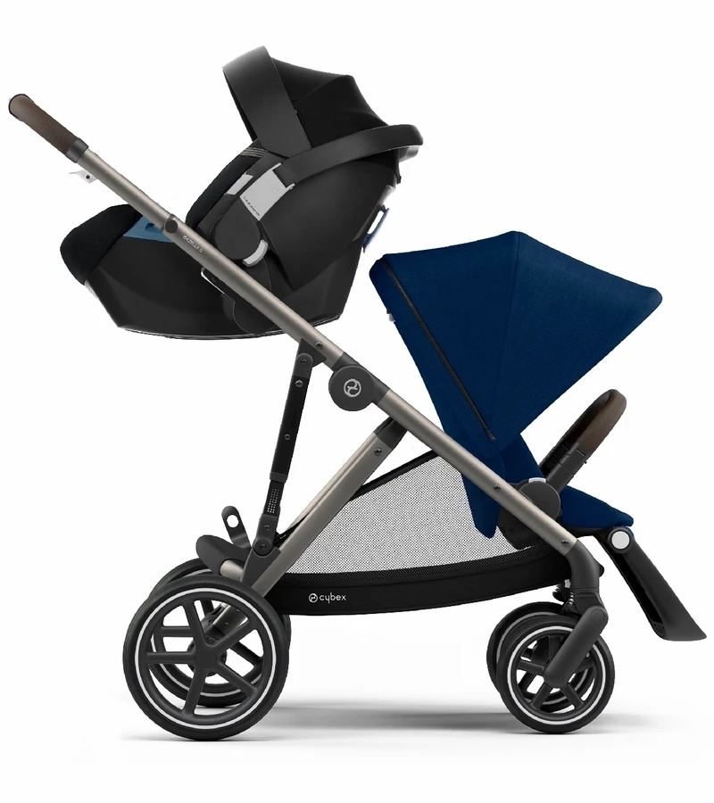 Cybex Gazelle S Stroller & Cot - Navy Blue (Taupe Frame) 6 Cybex Gazelle S Stroller & Cot - Navy Blue (Taupe Frame) - Image 4
