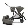 Cybex Gazelle S Stroller & Cot - Soho Grey (Taupe Frame) -Stroller Promotion Store cybex gazelle s stroller cot soho grey taupe frame 41