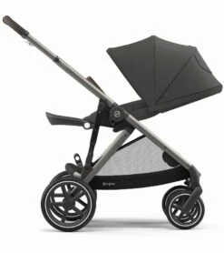 Cybex Gazelle S Stroller & Cot - Soho Grey (Taupe Frame) -Stroller Promotion Store cybex gazelle s stroller cot soho grey taupe frame 43