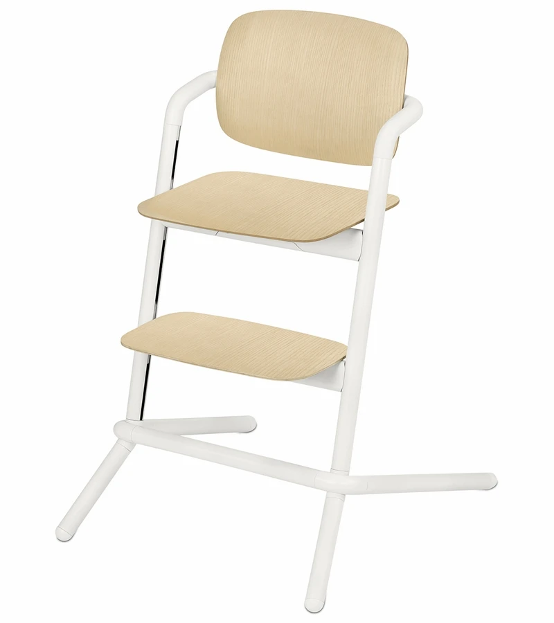 Cybex LEMO 1.5 High Chair - Wood - Porcelain White (Albee Exclusive) 5 Cybex LEMO 1.5 High Chair - Wood - Porcelain White (Albee Exclusive) - Image 3