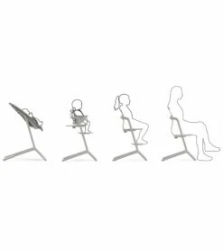 Cybex LEMO 2 High Chair 3-in-1 Set - Suede Grey -Stroller Promotion Store cybex lemo 2 high chair 3 in 1 set suede grey 92
