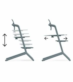 Cybex LEMO 2 High Chair - Stone Blue -Stroller Promotion Store cybex lemo 2 high chair stone blue 108