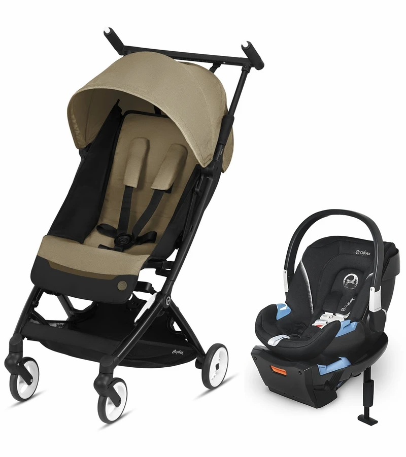 Cybex Libelle Compact Stroller + Aton 2 SensorSafe Travel System Bundle - Classic Beige / Lavastone Black 3 Cybex Libelle Compact Stroller + Aton 2 SensorSafe Travel System Bundle - Classic Beige / Lavastone Black