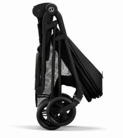 Cybex Melio Carbon Stroller + Cot Bundle - Deep Black -Stroller Promotion Store cybex melio carbon stroller cot bundle deep black 156