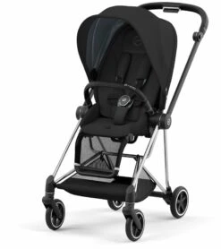 Cybex Mios 3 Stroller (One Box) - Chrome / Black / Deep Black