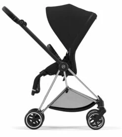 Cybex Mios 3 Stroller (One Box) - Chrome / Black / Deep Black -Stroller Promotion Store cybex mios 3 stroller one box chrome black deep black 150