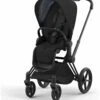 Cybex Priam 4 Stroller (One Box) - Matte Black / Black / Deep Black -Stroller Promotion Store cybex priam 4 stroller one box matte black black deep black 153