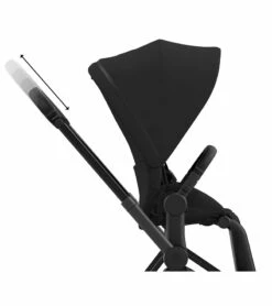 Cybex Priam 4 Stroller (One Box) - Matte Black / Black / Deep Black -Stroller Promotion Store cybex priam 4 stroller one box matte black black deep black 157