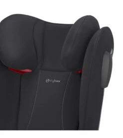 Cybex Solution B2-fix +Lux Booster Seat - Volcano Black -Stroller Promotion Store cybex solution b2 fix lux booster seat volcano black 156