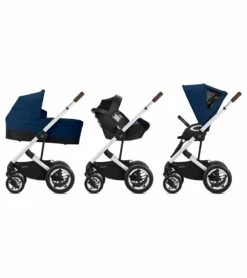 Cybex Talos S Lux All-Terrain Stroller + Cot S Bassinet Bundle - Soho Grey -Stroller Promotion Store cybex talos s lux all terrain stroller cot s bassinet bundle navy blue 65