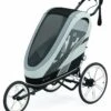 Cybex Zeno Multisport Trailer Bundle - Black Frame + Medal Grey Seat Pack -Stroller Promotion Store cybex zeno multisport trailer bundle black frame medal grey seat pack 188