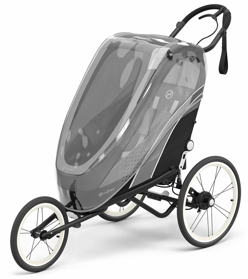 Cybex Zeno Multisport Trailer Bundle - Black Frame + Silver Pink Seat Pack 7 Cybex Zeno Multisport Trailer Bundle - Black Frame + Silver Pink Seat Pack - Image 5