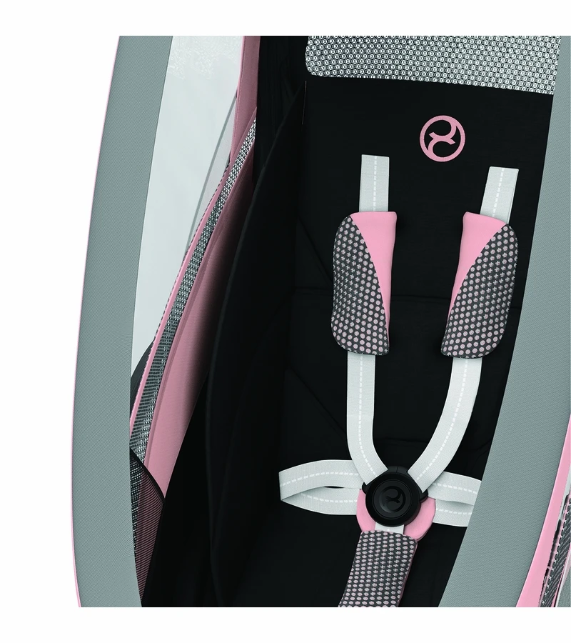Cybex Zeno Multisport Trailer Bundle - Black Frame + Silver Pink Seat Pack 4 Cybex Zeno Multisport Trailer Bundle - Black Frame + Silver Pink Seat Pack - Image 2
