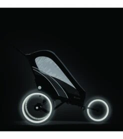 Cybex Zeno Multisport Trailer (One Box) - All Black -Stroller Promotion Store cybex zeno multisport trailer one box all black 185