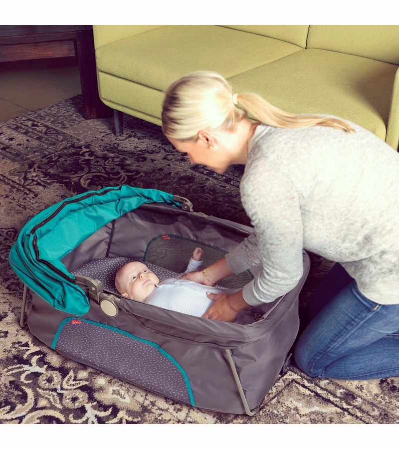 Diono Dreamliner Travel Bassinet - Teal 6 Diono Dreamliner Travel Bassinet - Teal - Image 4