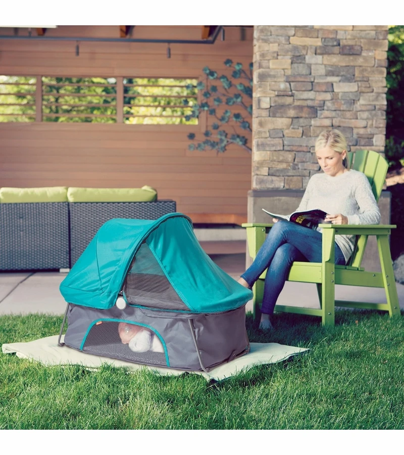 Diono Dreamliner Travel Bassinet - Teal 7 Diono Dreamliner Travel Bassinet - Teal - Image 5