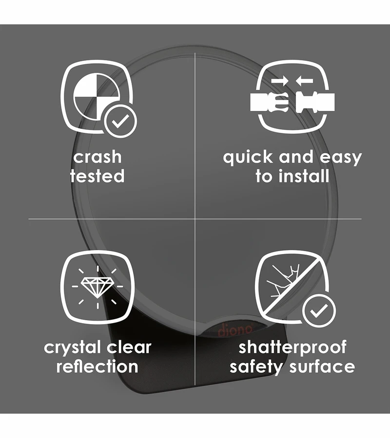 Diono Easy View Mirrors (2 Pack) 9 Diono Easy View Mirrors (2 Pack) - Image 7
