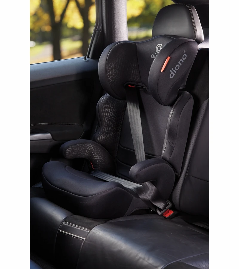 Diono Everett NXT High Back Belt Positioning Booster Car Seat - Black 8 Diono Everett NXT High Back Belt Positioning Booster Car Seat - Black - Image 6