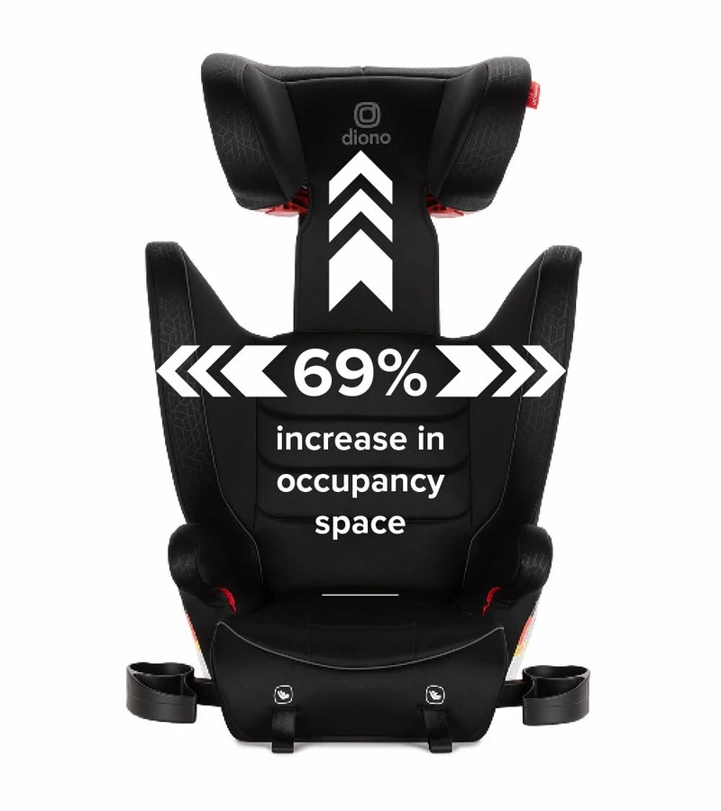 Diono Monterey 2XT Latch 2-in-1 Booster Car Seat - Black 6 Diono Monterey 2XT Latch 2-in-1 Booster Car Seat - Black - Image 4
