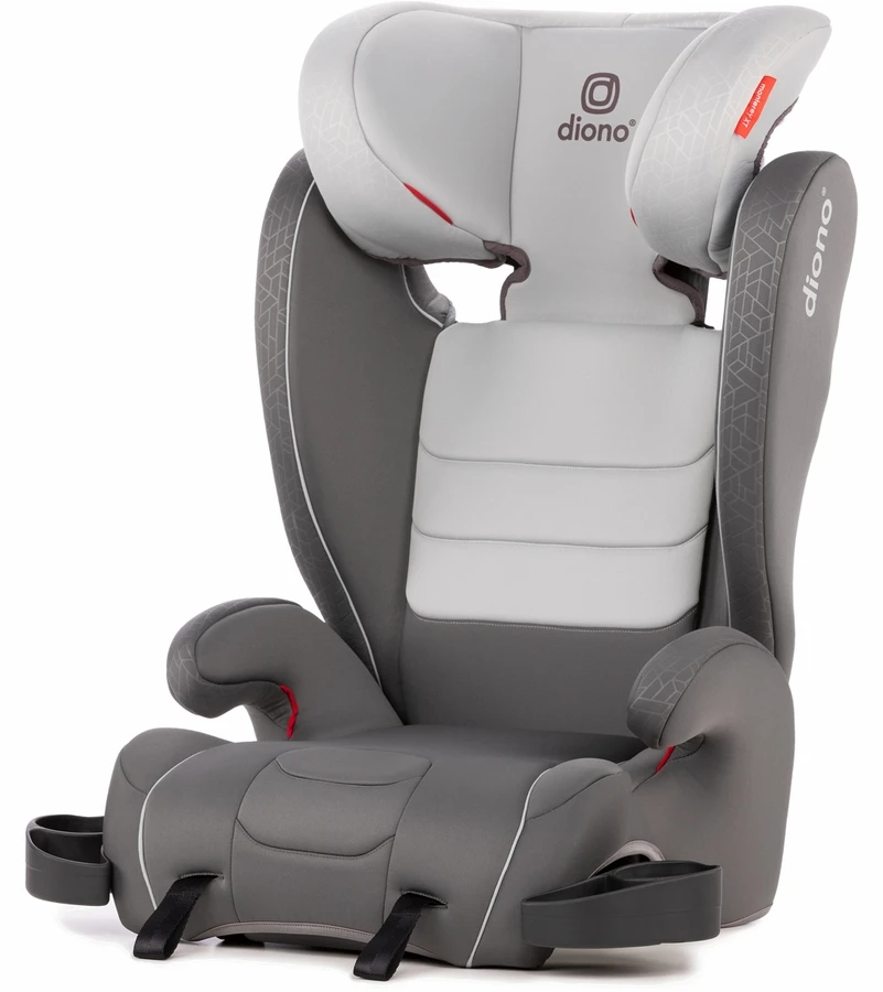 Diono Monterey XT High Back Belt Positioning Booster Car Seat - Grey Dark 4 Diono Monterey XT High Back Belt Positioning Booster Car Seat - Grey Dark - Image 2