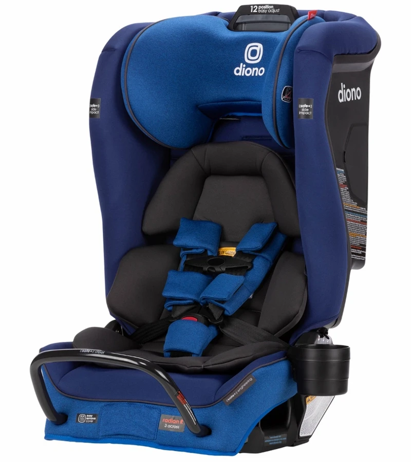 Diono Radian 3 RXT Safe+ Narrow All-in-One Convertible Car Seat - Blue Sky 3 Diono Radian 3 RXT Safe+ Narrow All-in-One Convertible Car Seat - Blue Sky