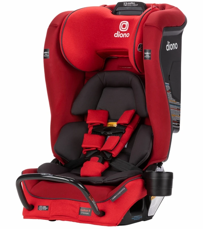 Diono Radian 3 RXT Safe+ Narrow All-in-One Convertible Car Seat - Red Cherry 3 Diono Radian 3 RXT Safe+ Narrow All-in-One Convertible Car Seat - Red Cherry