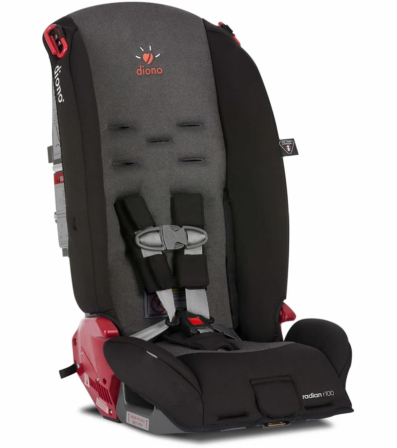 Diono Radian R100 Convertible + Booster Car Seat - Black Mist 3 Diono Radian R100 Convertible + Booster Car Seat - Black Mist