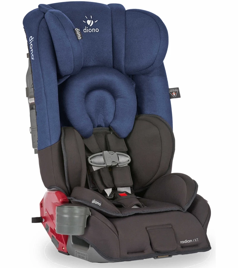 Diono Radian RXT Convertible + Booster Car Seat - Black Cobalt 3 Diono Radian RXT Convertible + Booster Car Seat - Black Cobalt