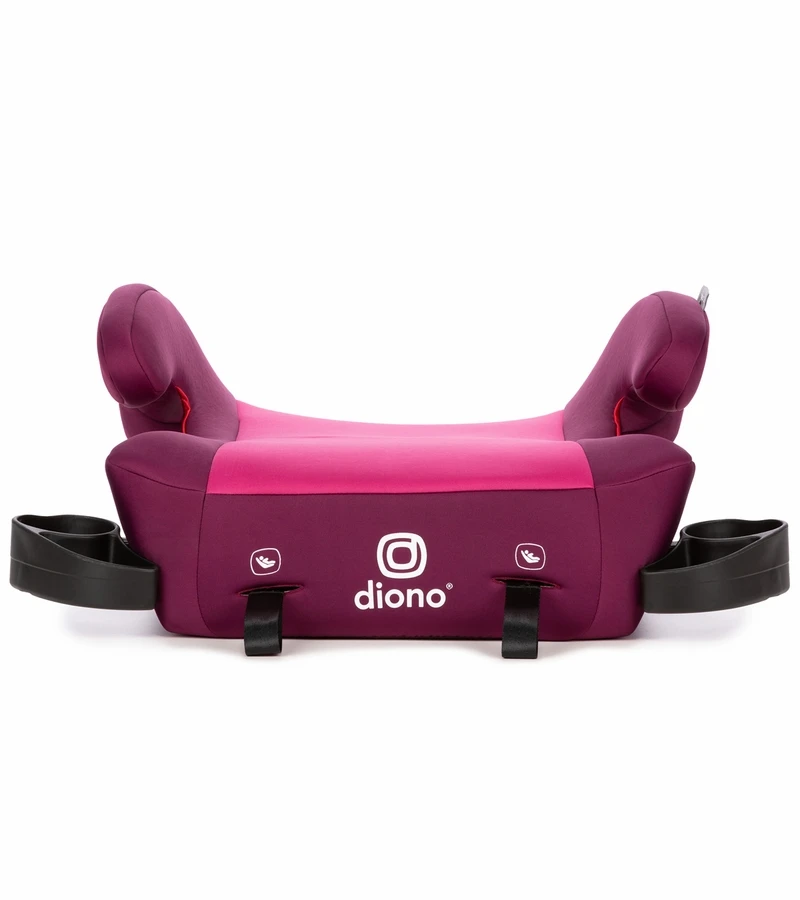 Diono Solana 2 Backless Belt Positioning Booster Car Seat - Pink 4 Diono Solana 2 Backless Belt Positioning Booster Car Seat - Pink - Image 2