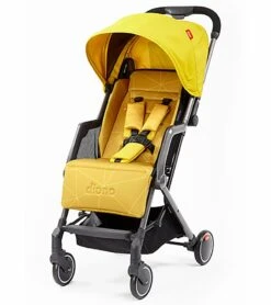 Diono Traverze Gold Edition Compact Stroller - Yellow Sulphur