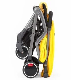 Diono Traverze Gold Edition Compact Stroller - Yellow Sulphur -Stroller Promotion Store diono traverze gold edition compact stroller yellow sulphur 50