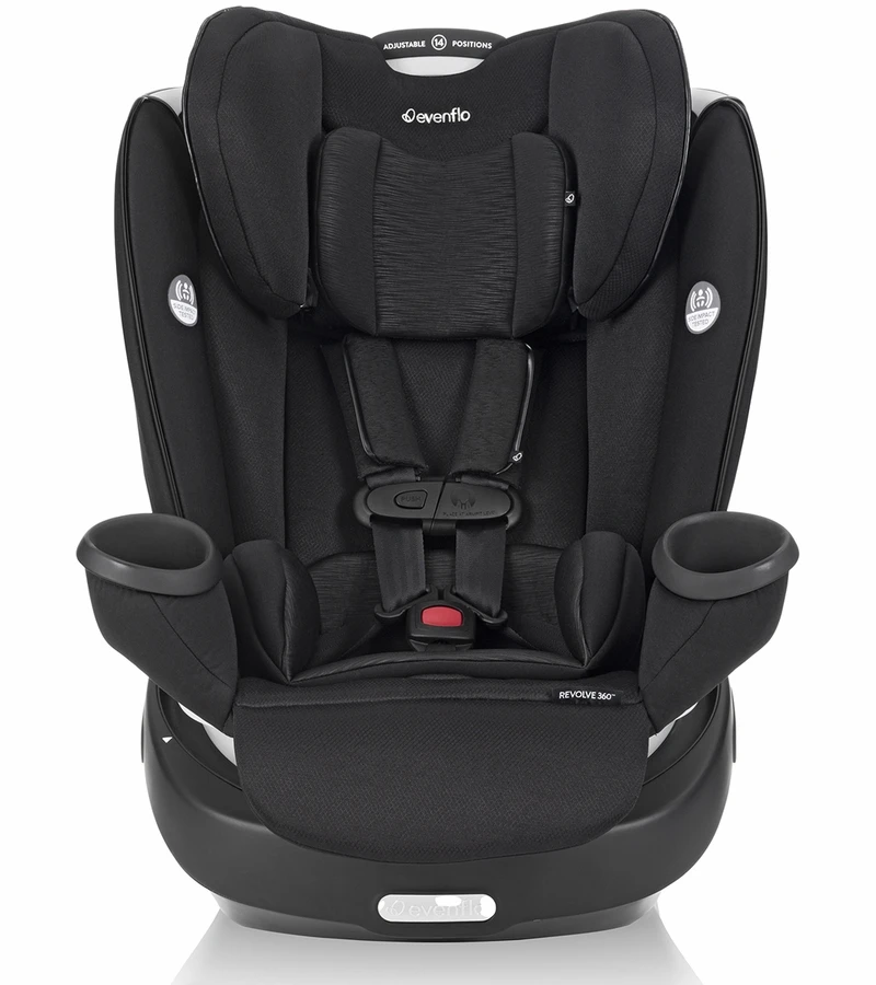 Evenflo GOLD Revolve360 Rotating All-In-One Car Seat - Onyx Black 4 Evenflo GOLD Revolve360 Rotating All-In-One Car Seat - Onyx Black - Image 2