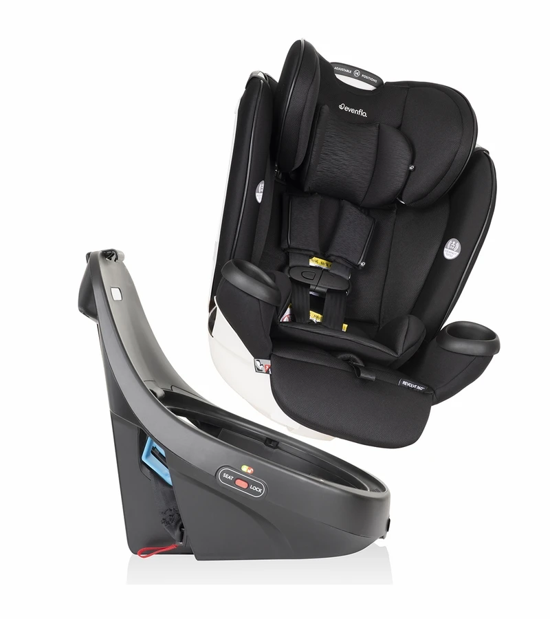 Evenflo GOLD Revolve360 Rotating All-In-One Car Seat - Onyx Black 6 Evenflo GOLD Revolve360 Rotating All-In-One Car Seat - Onyx Black - Image 4