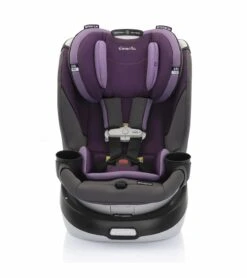 Evenflo GOLD SensorSafe Revolve 360 Slim 2-in-1 Rotational Convertible Car Seat - Amethyst -Stroller Promotion Store evenflo gold sensorsafe revolve 360 slim rotational all in one convertible car seat amethyst 121