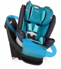 Evenflo GOLD SensorSafe Revolve360 Extend Rotational All-In-One Convertible Car Seat - Sapphire Blue