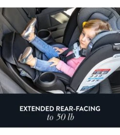 Evenflo GOLD SensorSafe Revolve360 Extend Rotational All-In-One Convertible Car Seat - Sapphire Blue -Stroller Promotion Store evenflo gold sensorsafe revolve360 extend rotational all in one convertible car seat sapphire blue 146