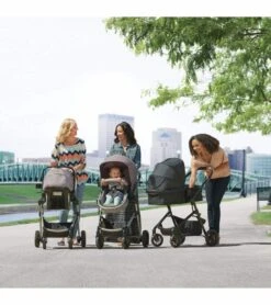 Evenflo Pivot Travel System With SafeMax Infant Car Seat - Sandstone -Stroller Promotion Store evenflo pivot travel system with safemax infant car seat sandstone 55