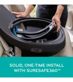 Evenflo Revolve360 Extend Rotational All-in-one Convertible Car Seat With Quick Clean Cover - Revere Gray -Stroller Promotion Store evenflo revolve360 extend rotational all in one convertible car seat with quick clean cover revere gray 158