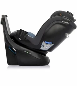 Evenflo Revolve360 Slim 2-in-1 Rotational Convertible Car Seat With Quick Clean Cover - Stow Blue 11 Evenflo Revolve360 Slim 2-in-1 Rotational Convertible Car Seat With Quick Clean Cover - Stow Blue -Stroller Promotion Store evenflo revolve360 slim 2 in 1 rotational convertible car seat with quick clean cover stow blue 145